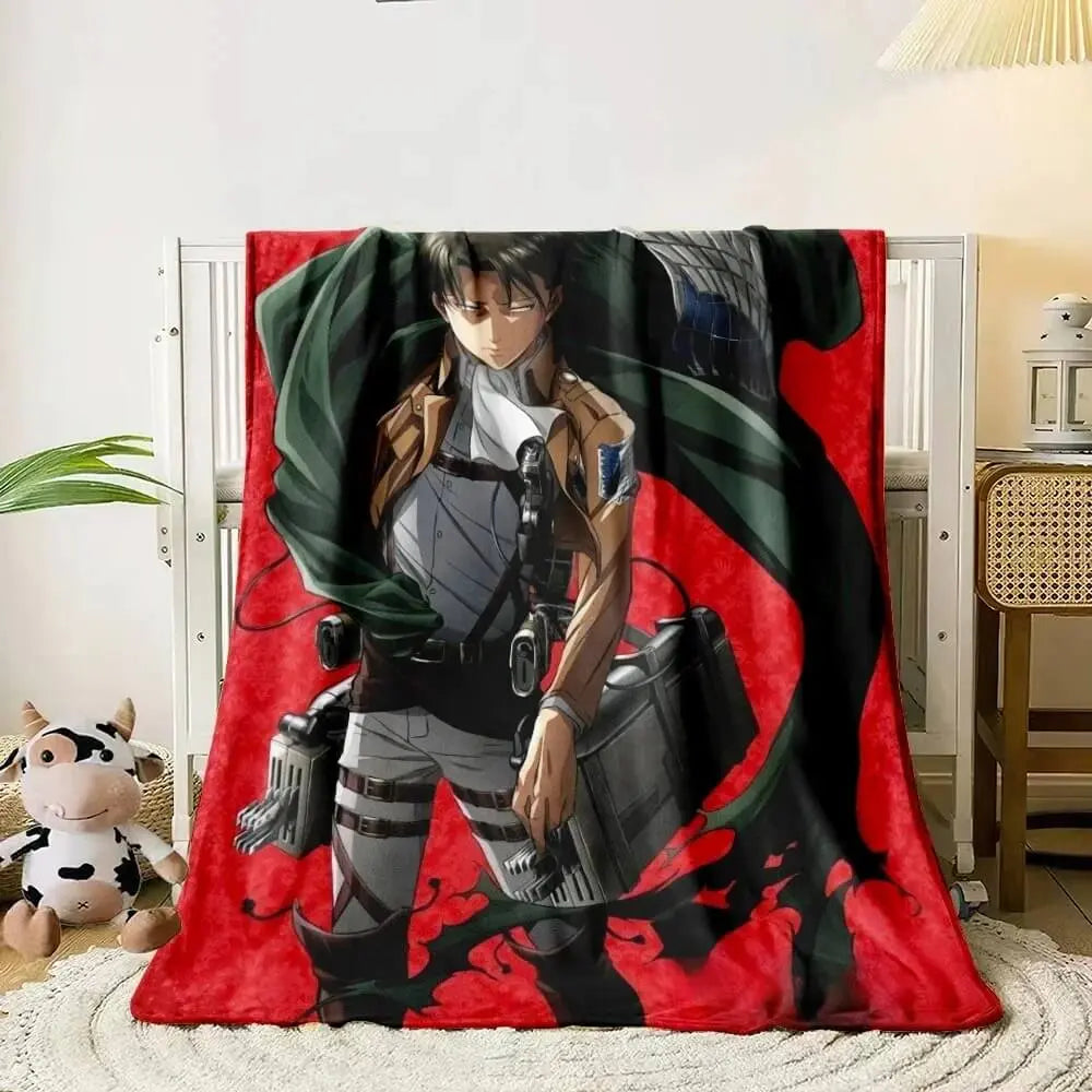 Levi Ackerman Throw Blanket