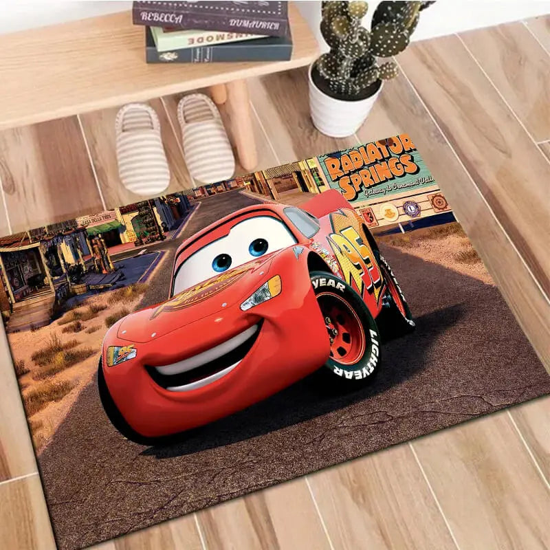Soft home carpet rug placed in a living room with modern furniture