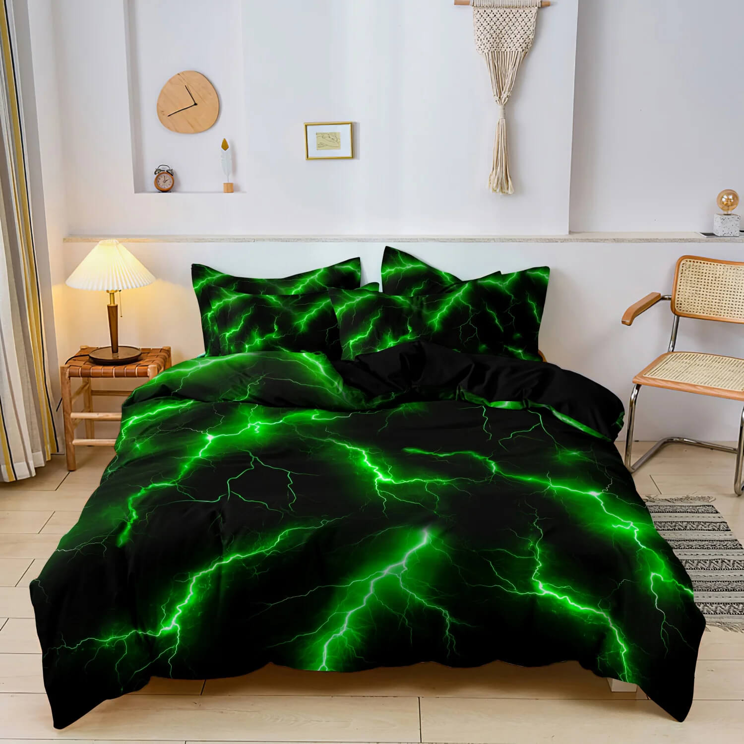 lightning thunder duvet cover 3d print