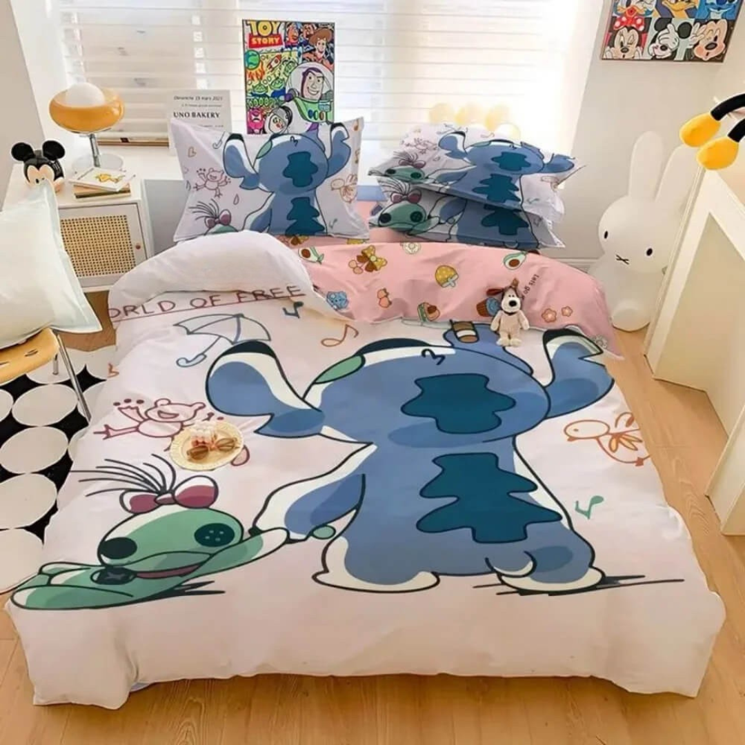 Lilo & Stitch comforter cover set for kids bedroom