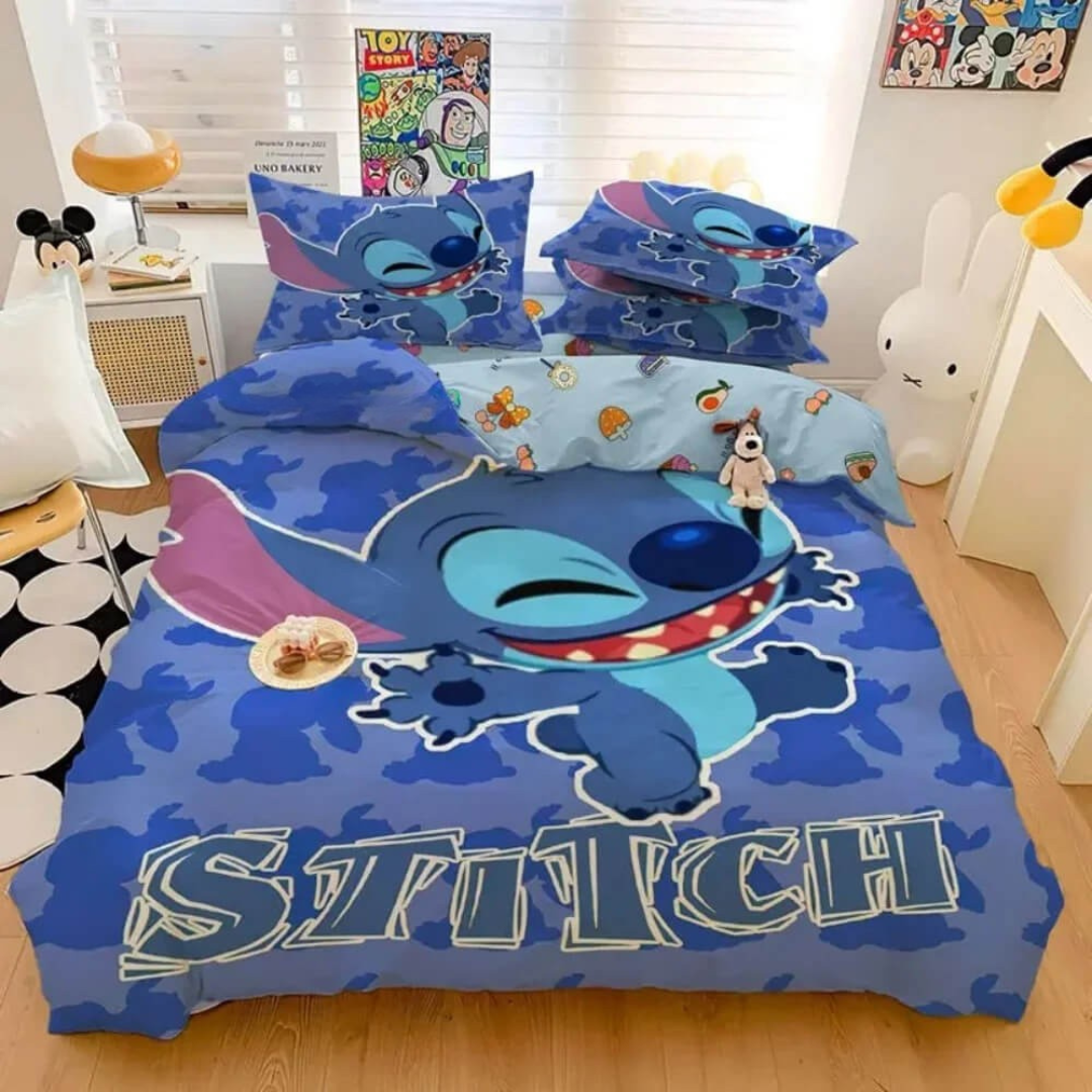 Kids bedroom decor Lilo & Stitch duvet cover set