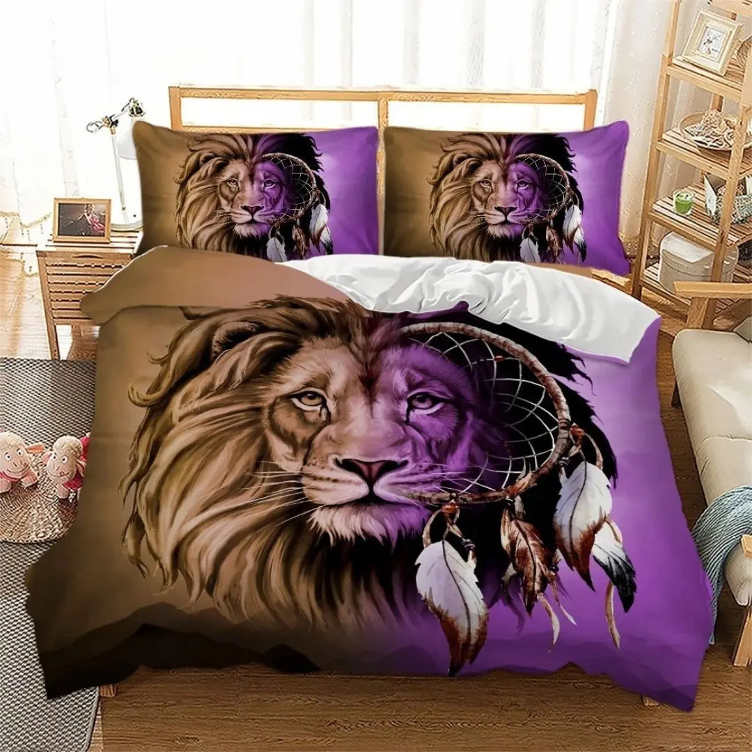 Lion Dream Catcher Duvet Cover My Store