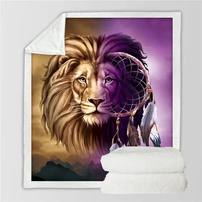 Lion Throw Blanket My Store