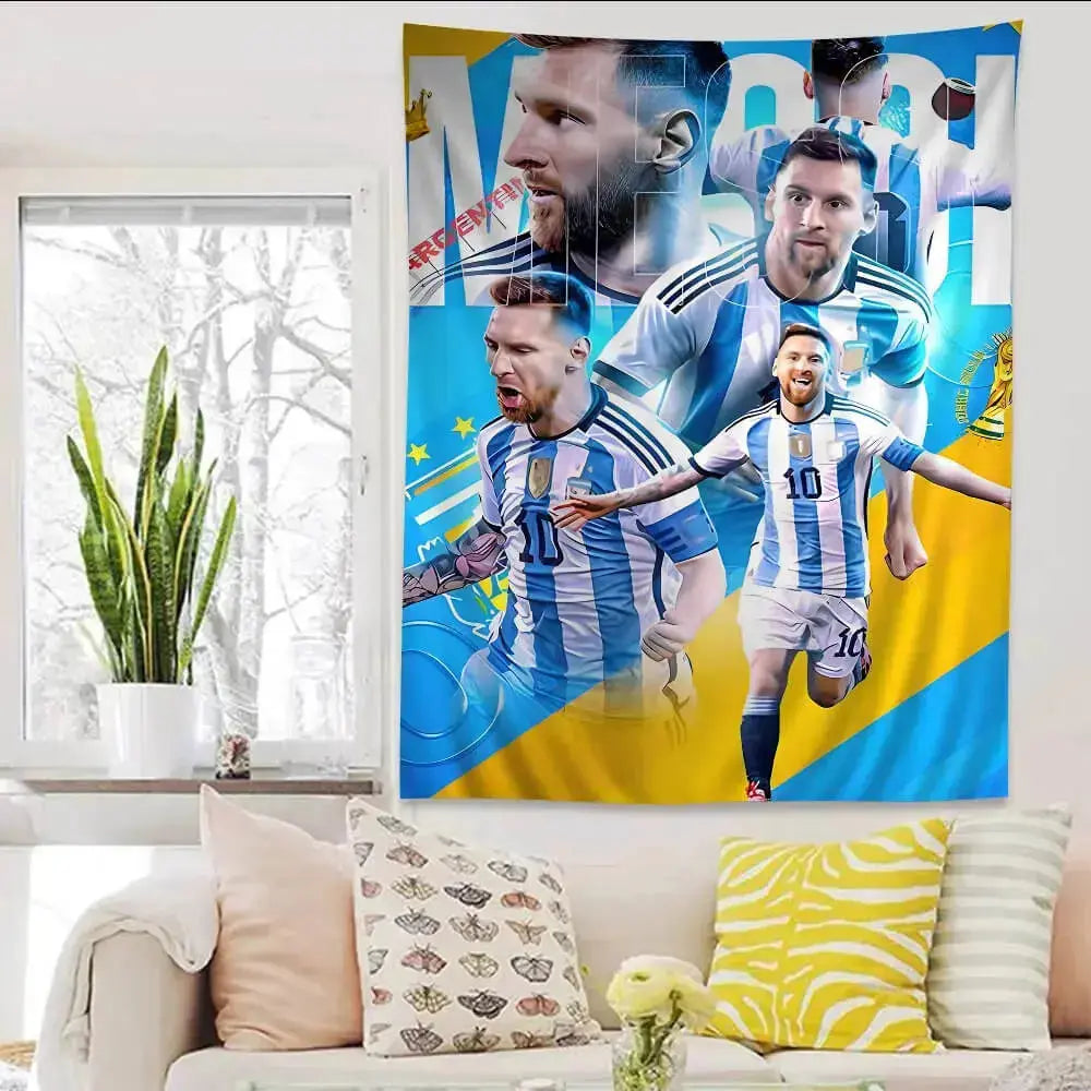 Lionel Messi Wall Tapestry Zirconic