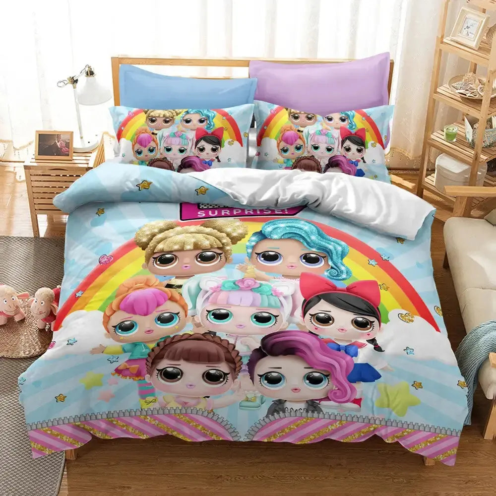 Lol Surprise Dolls Kids Quilt Cover