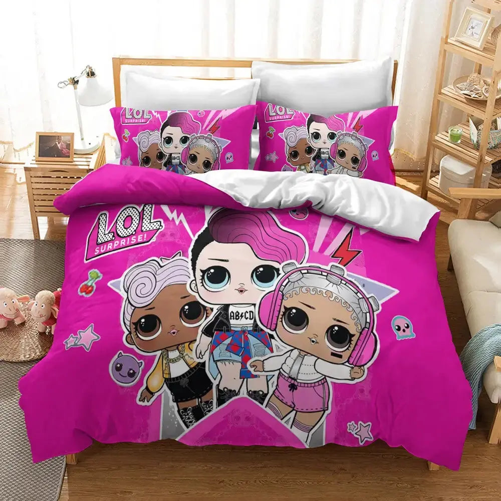 Lol Surprise Dolls Beats & Rocker Kids Quilt Cover