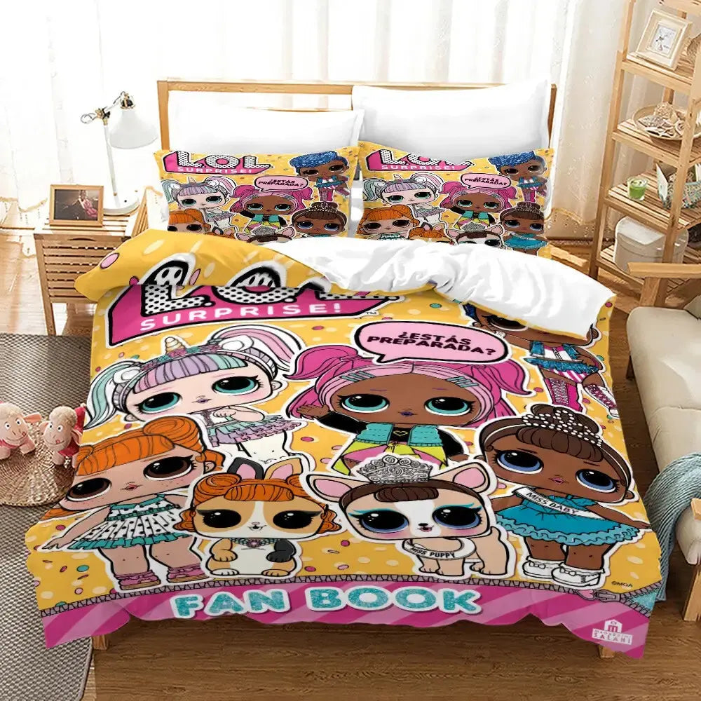 Lol Surprise Dolls Kids Bedding Cover