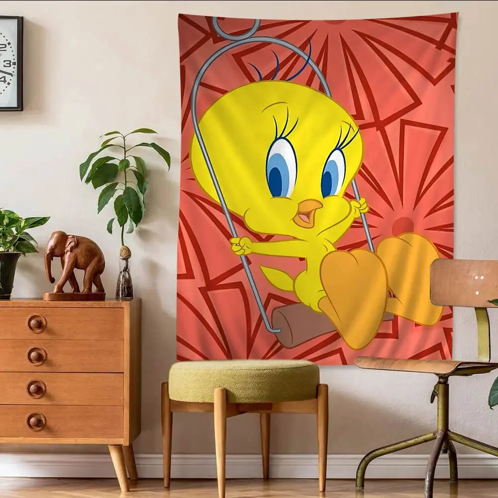 Looney Tunes Tweety Tapestry