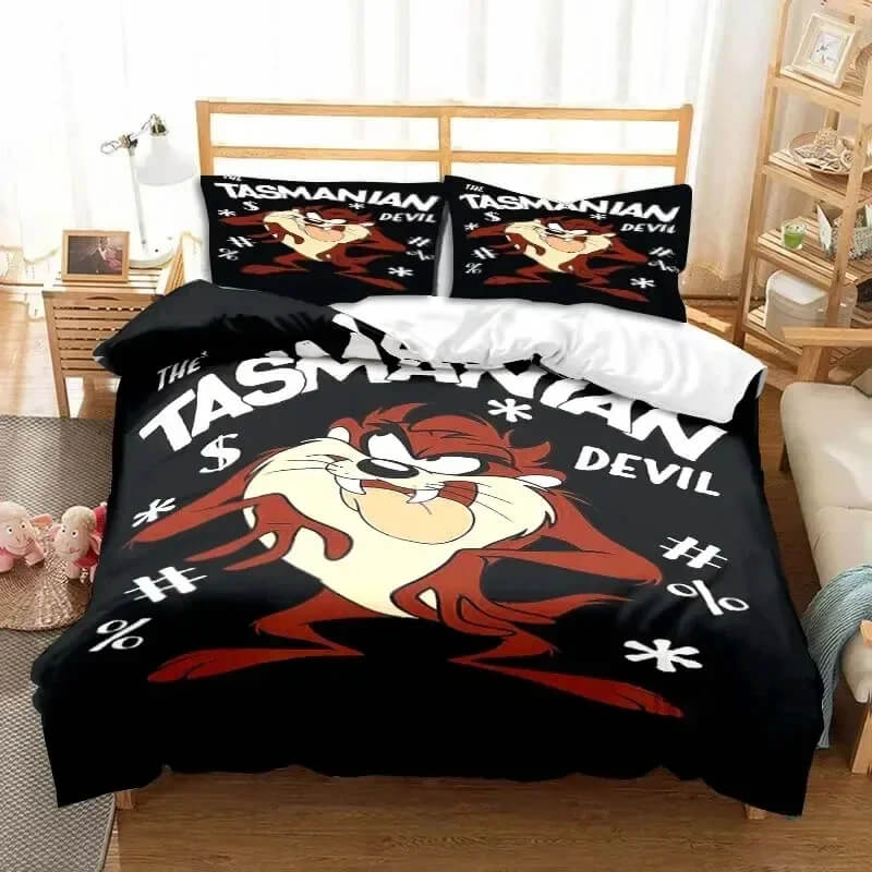 tasmanian devil fun bedding