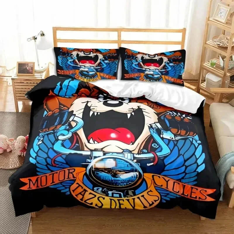 tasmanian devil bedding taz doona cover unique design