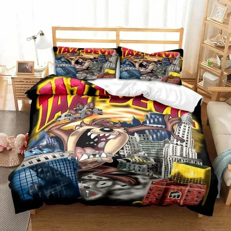 tasmanian devil duvet cover
