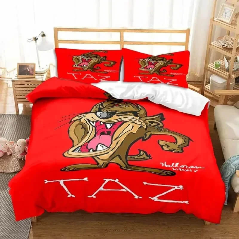 tasmanian devil kids bedding