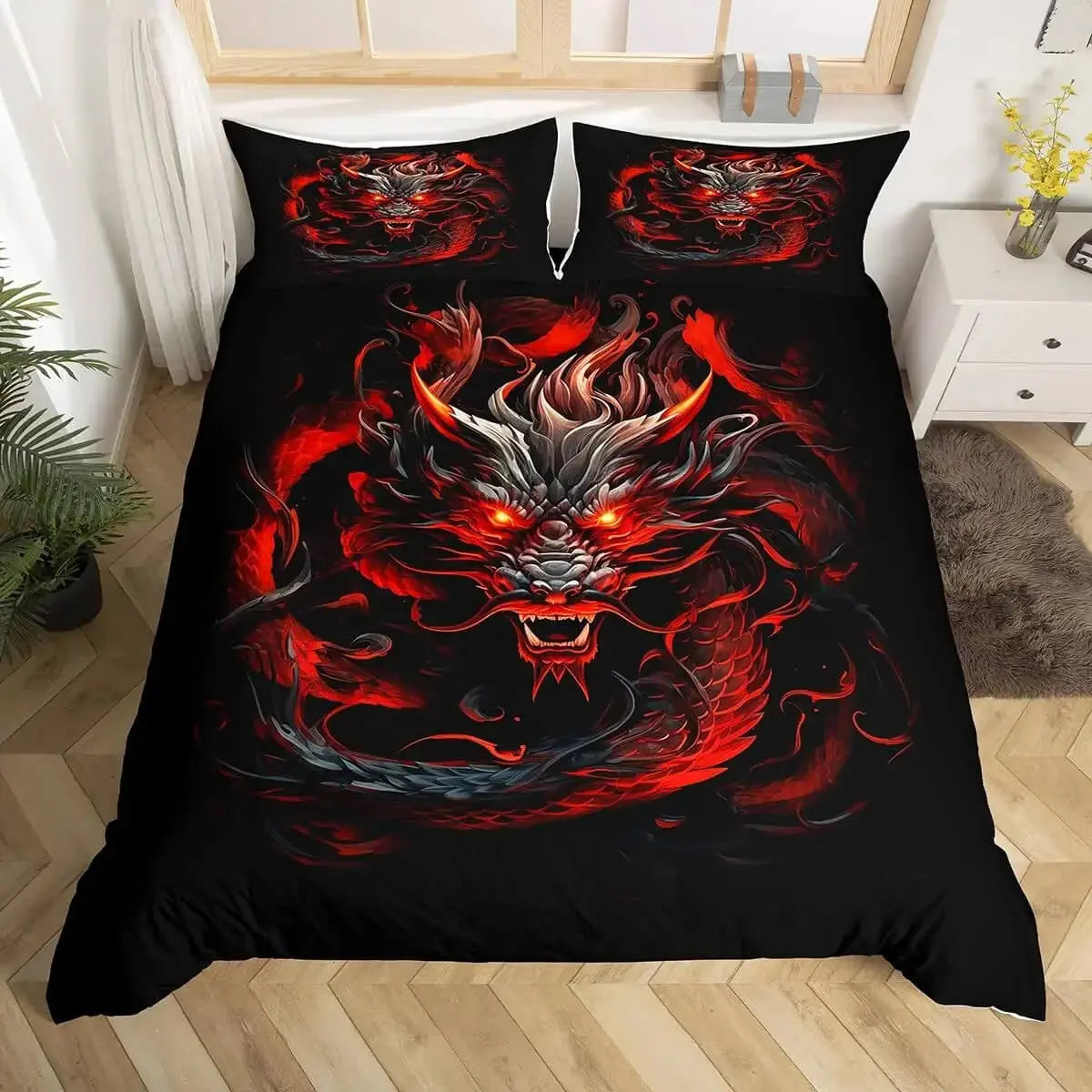 Magic Flying Dragon Doona Cover