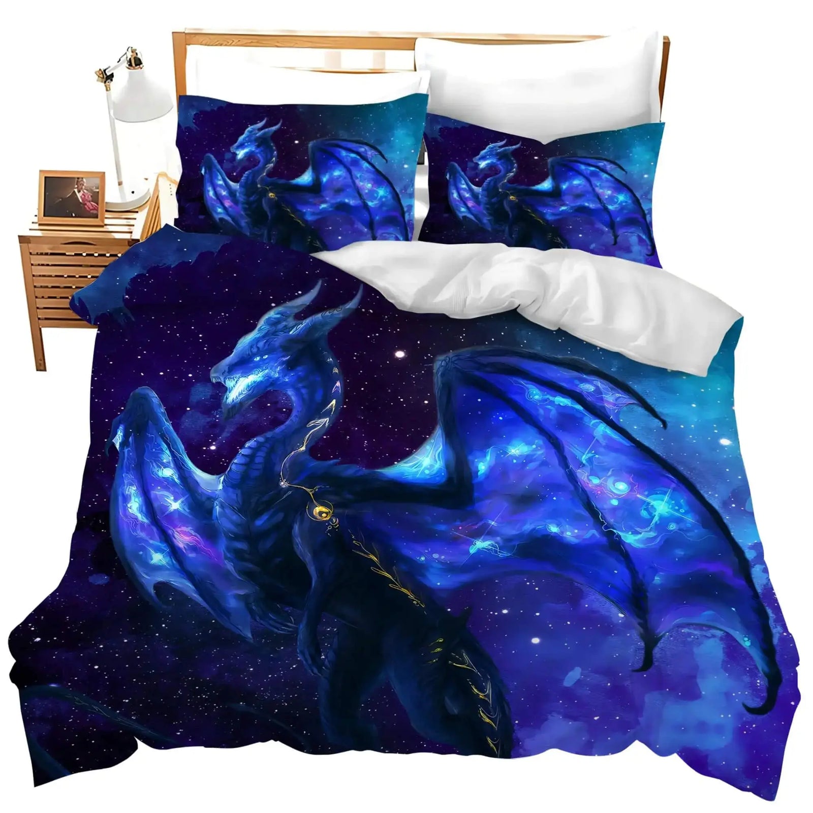 Magic Flying Dragon Quilt Cover