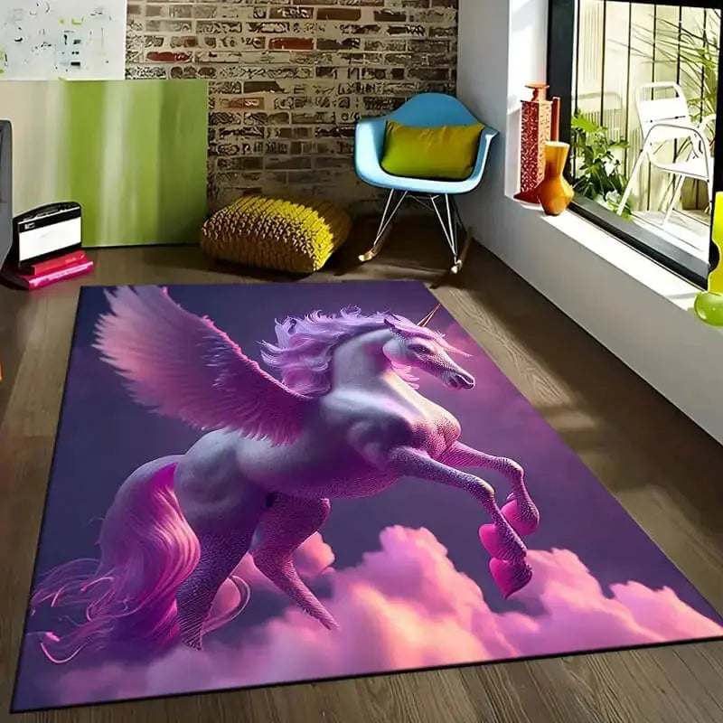 Soft home carpet rug placed in a living room with modern furniture