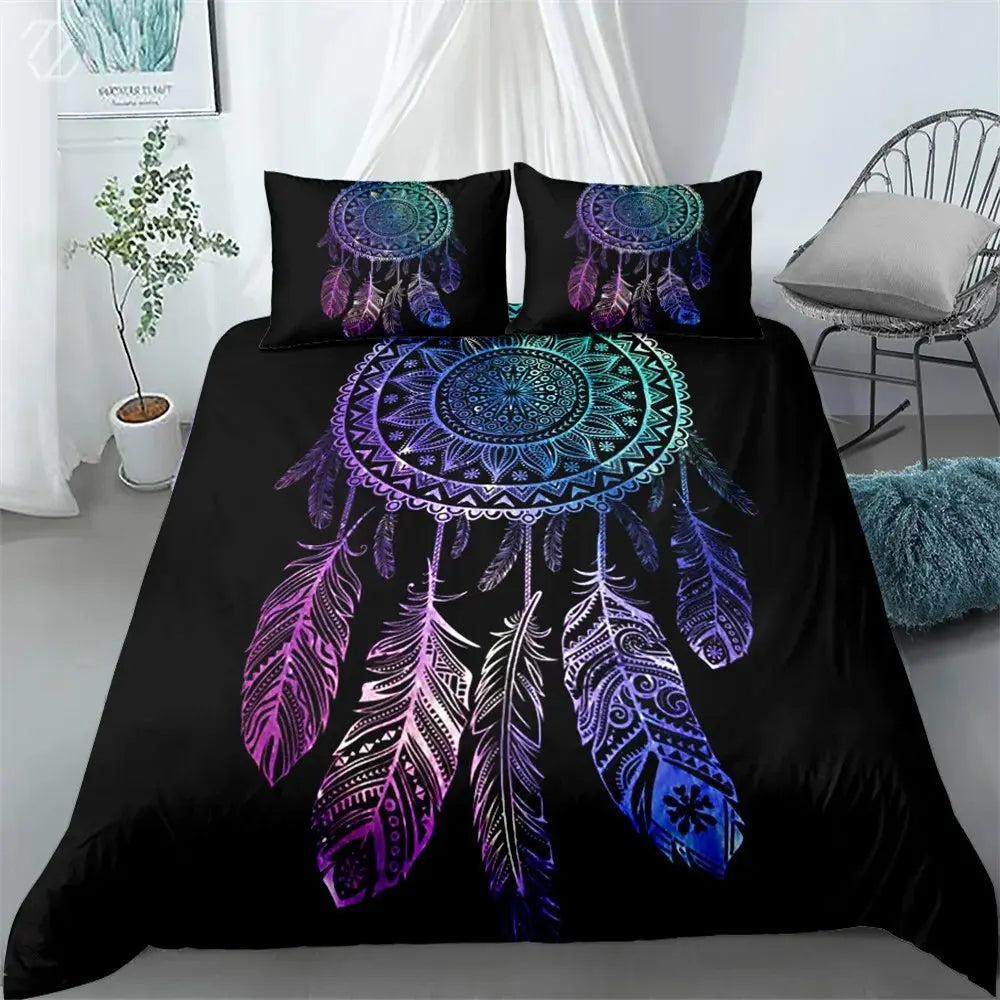Mandala Dream Catcher Duvet Cover My Store