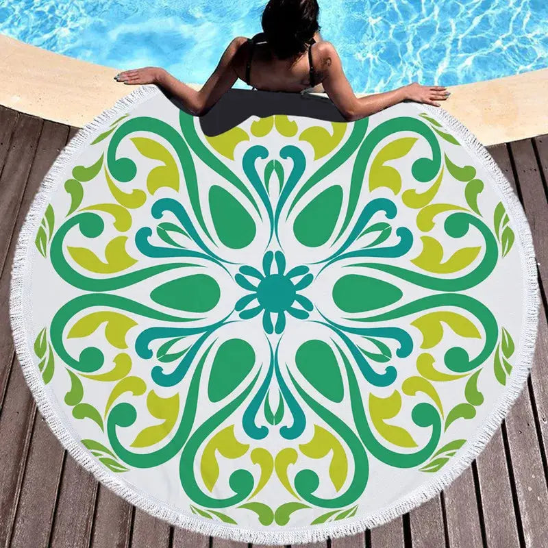 Mandala Round Towel My Store