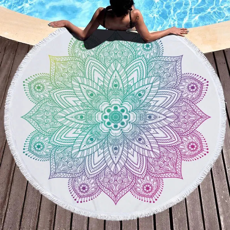 Mandala Round Towel My Store