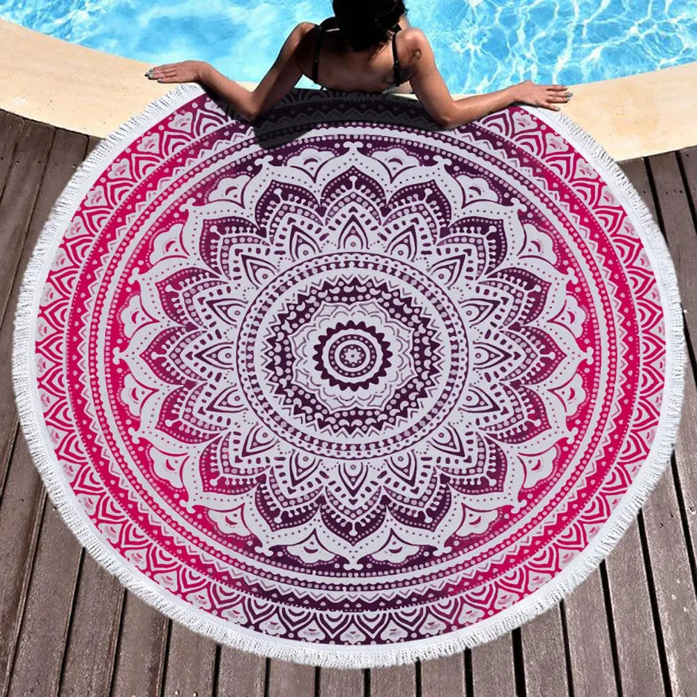 Mandala Round Towel My Store