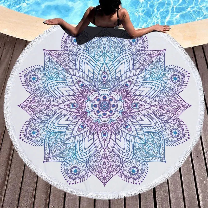 Mandala Round Towel My Store