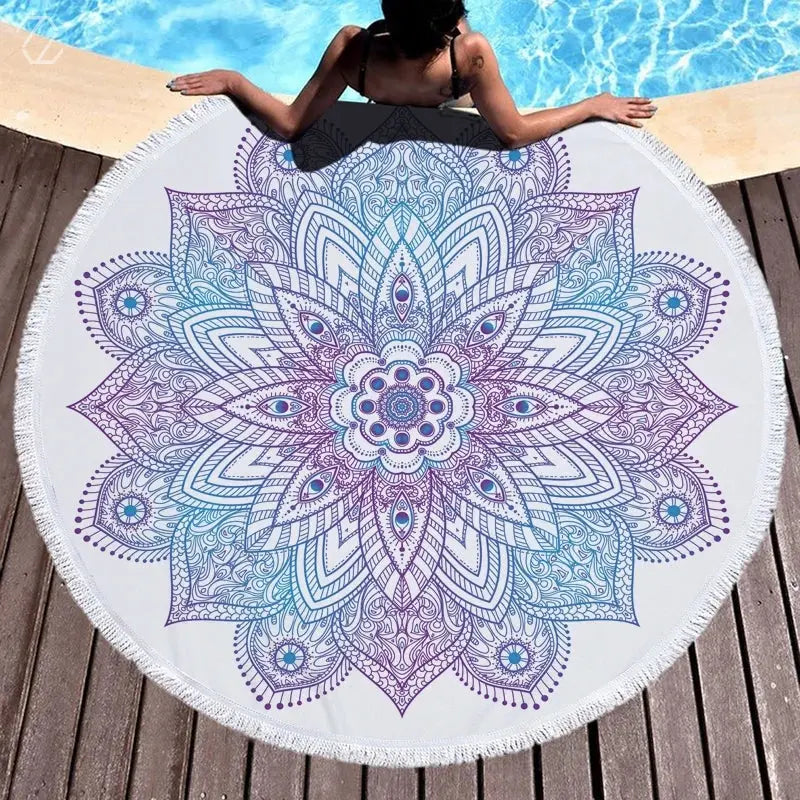 Mandala Round Towel My Store