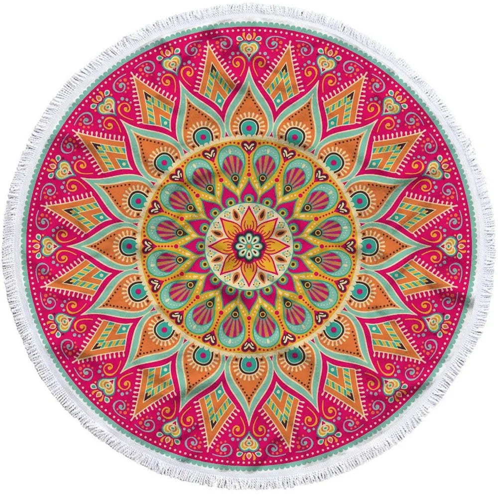 Mandala Round Towel My Store