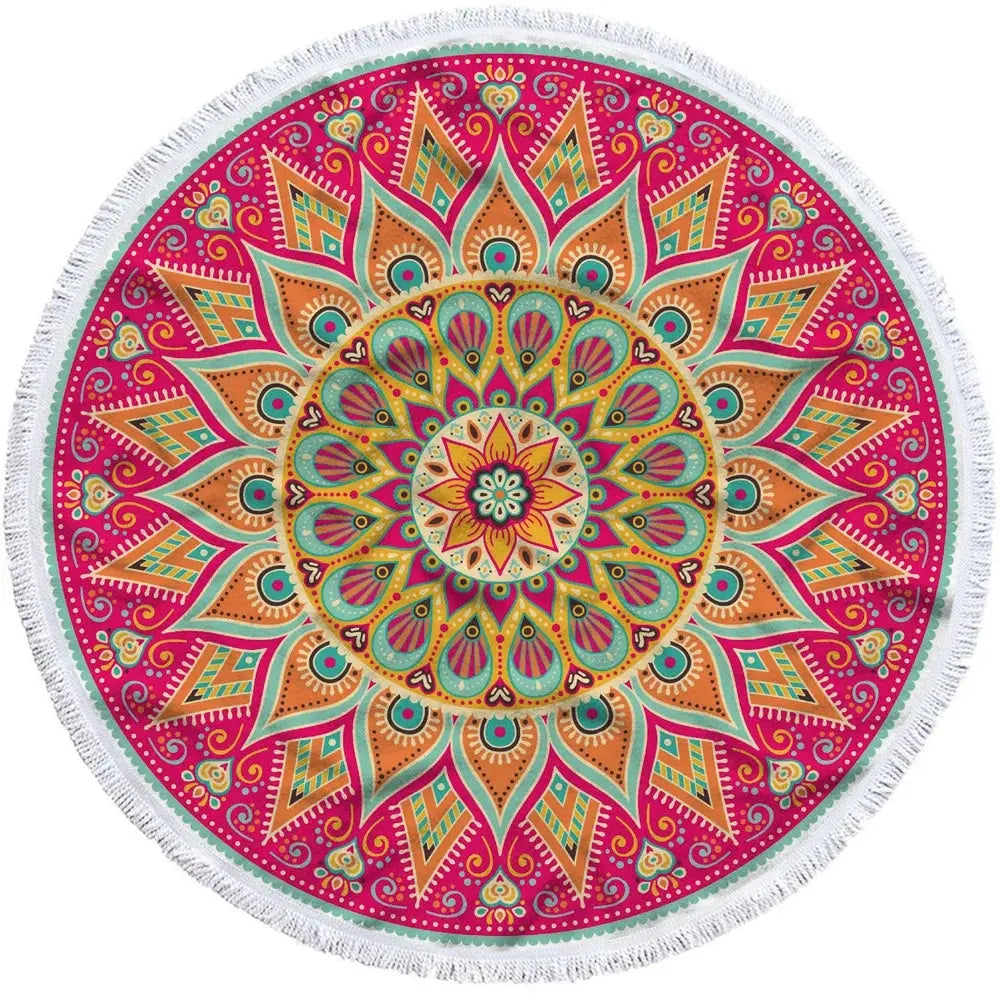 Mandala Round Towel My Store