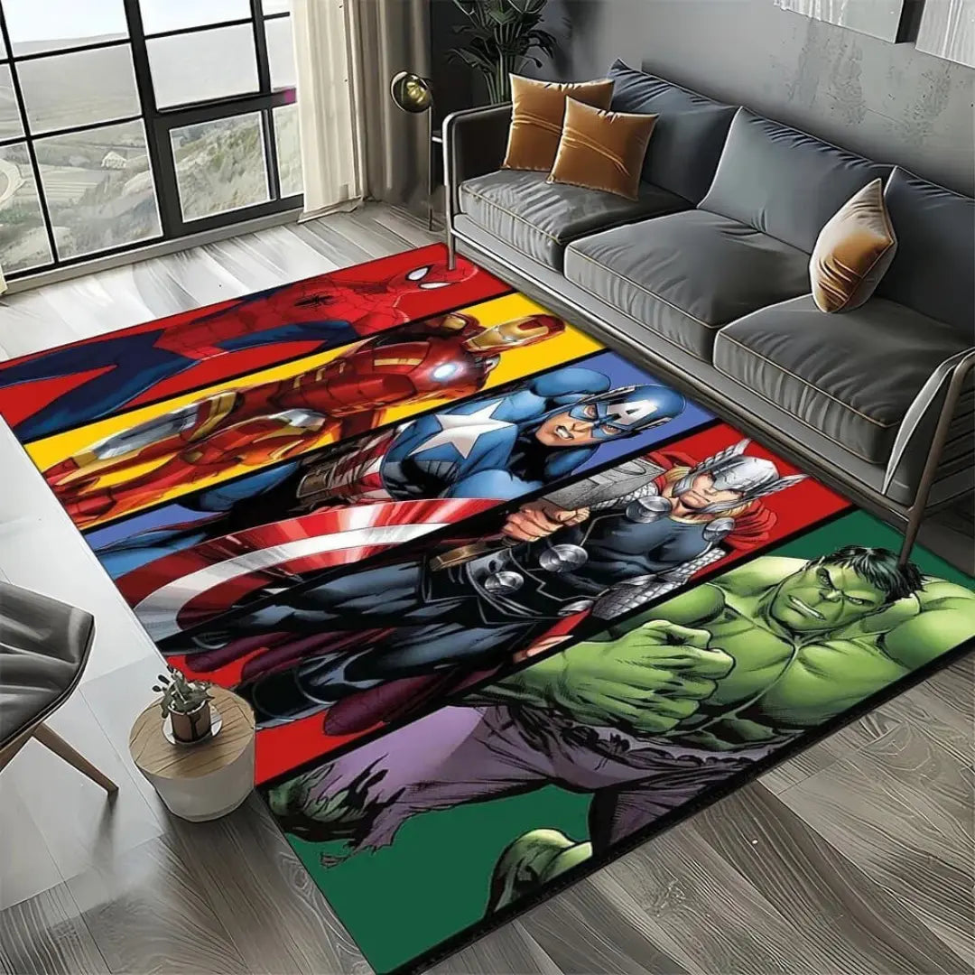 Soft home carpet rug placed in a living room with modern furniture
