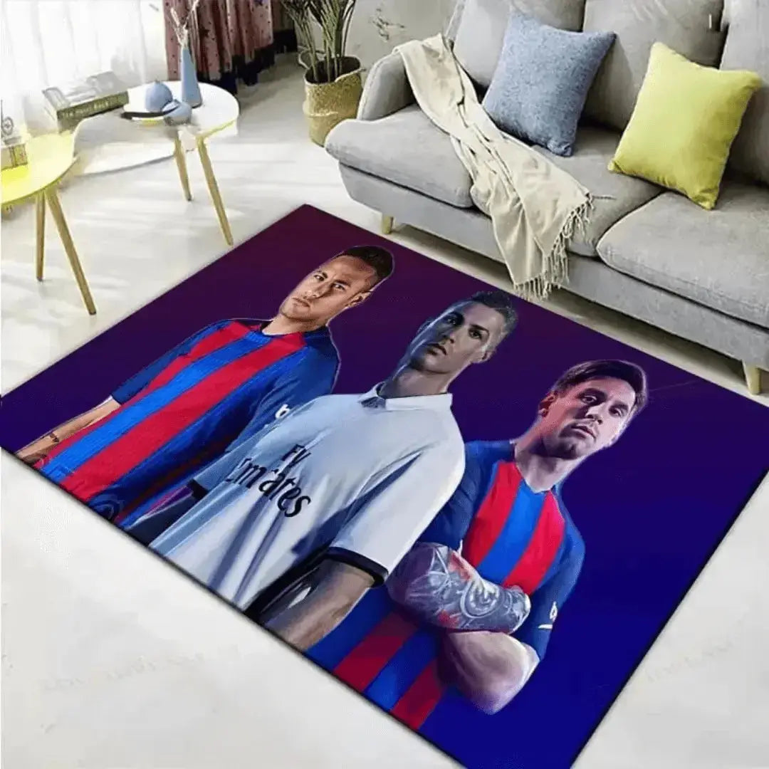 3D Soccer Legends Lionel Messi Floor Mat Zirconic