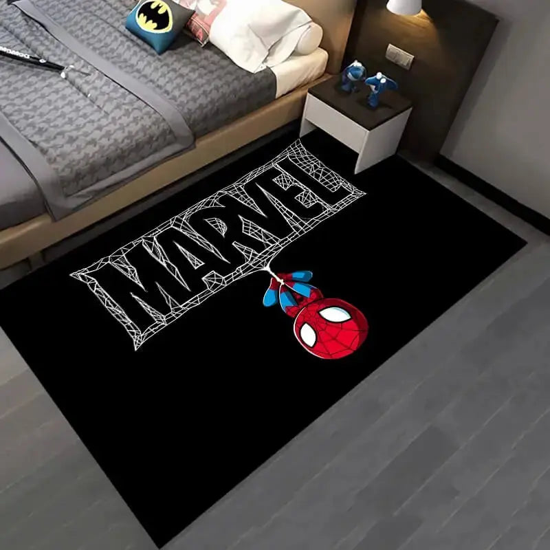 Marvel Avengers Spiderman Cartoon Kids Rug