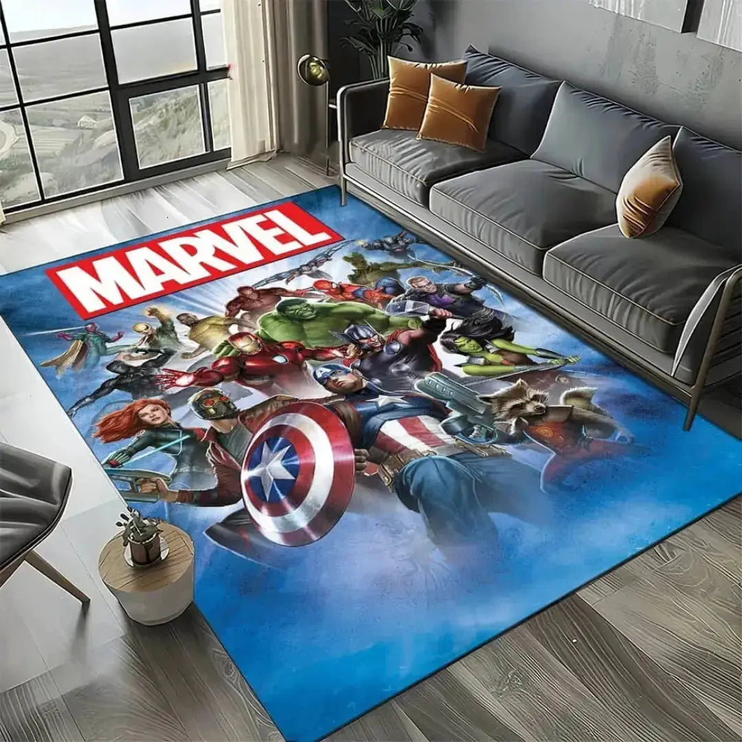 Soft home carpet rug placed in a living room with modern furniture
