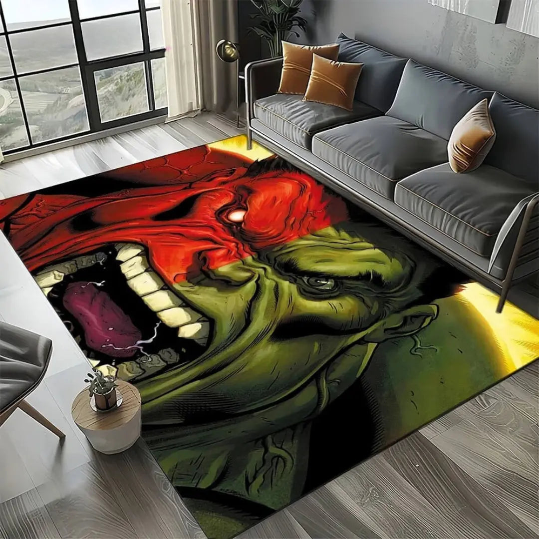 Soft home carpet rug placed in a living room with modern furniture