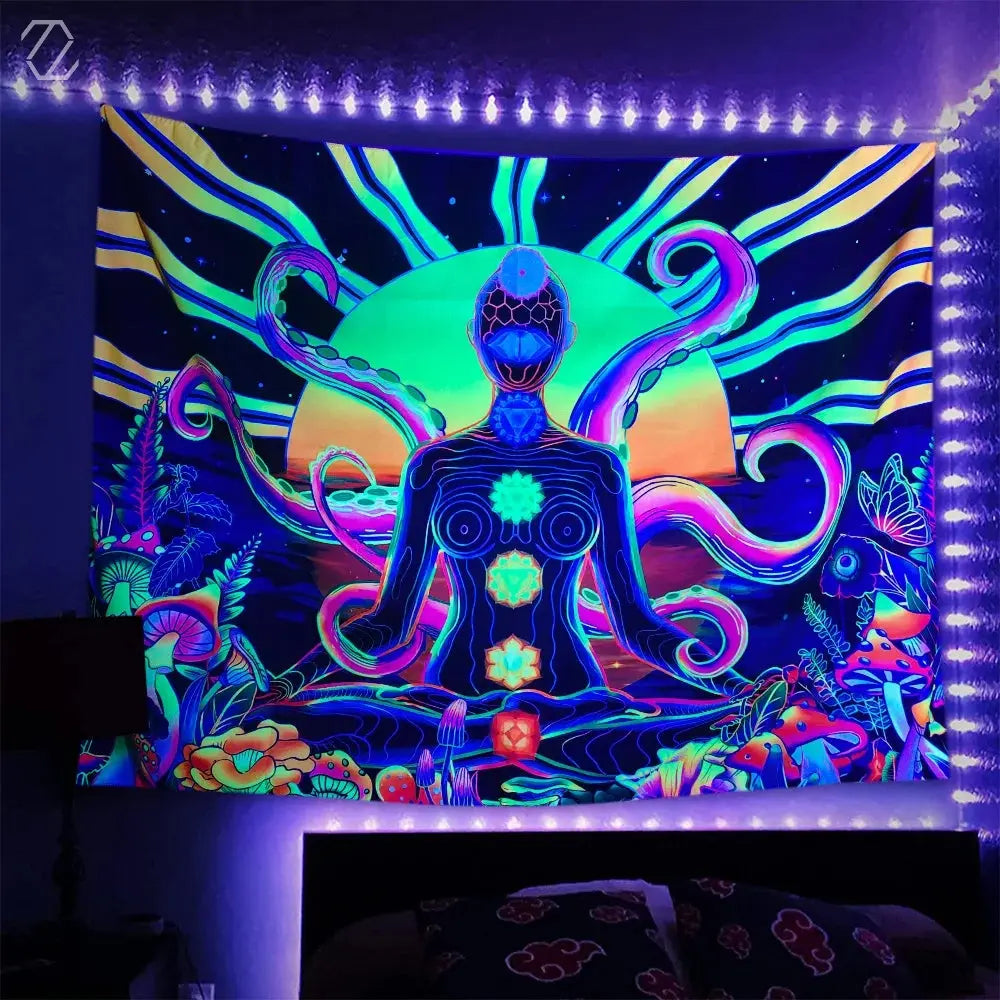 Meditation Seven Chakra Tapestry My Store
