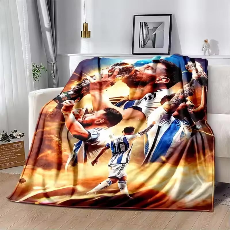 Messi bedding throw