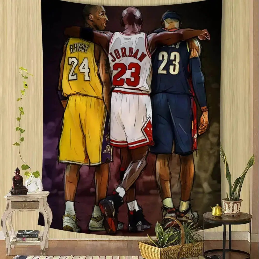 Michael Jordan Basketball Wall Art Zirconic
