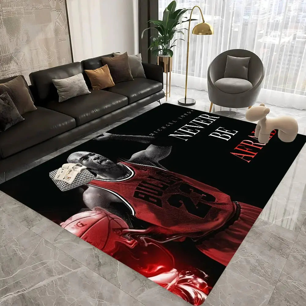 Michael Jordan Basketball Rug Zirconic