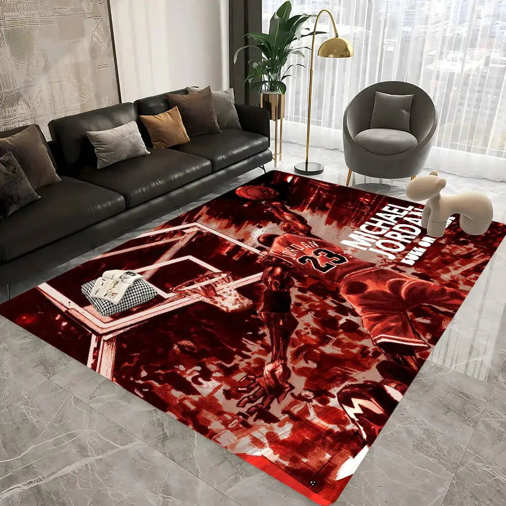 Michael Jordan Basketball Carpet Zirconic