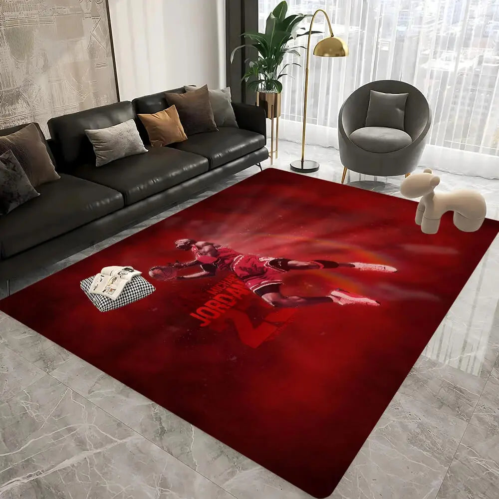Michael Jordan Basketball Kids Rug Zirconic