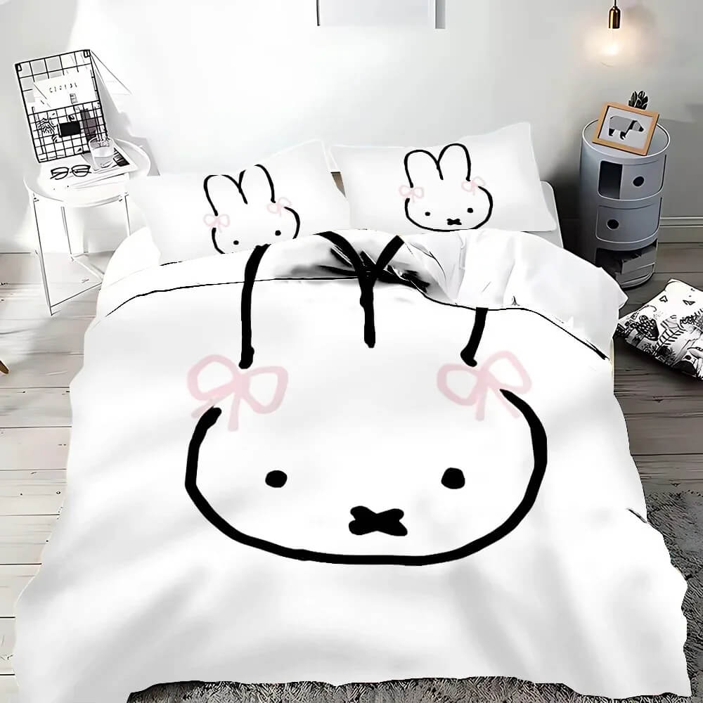 Kawaii cartoon quilt cover