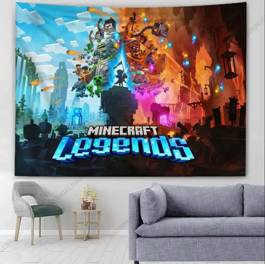 Minecraft Legends Tapestry