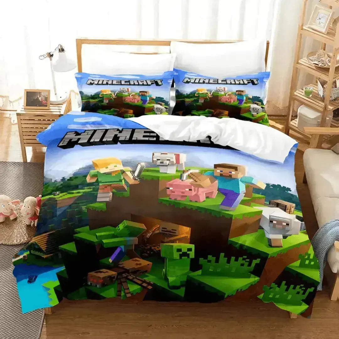 Minecraft Gaming Duvet Cover Zirconic