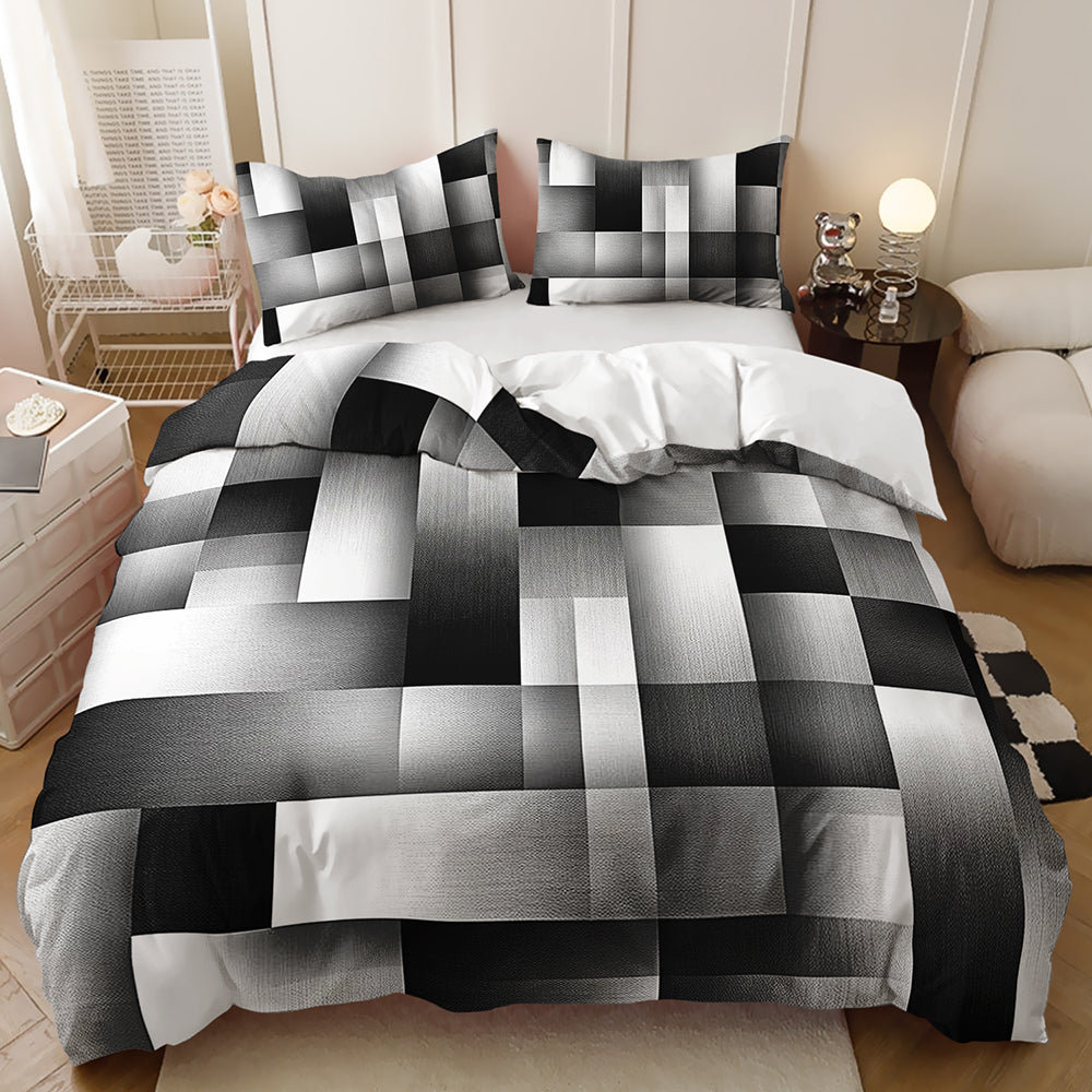 modern geometric bedding set