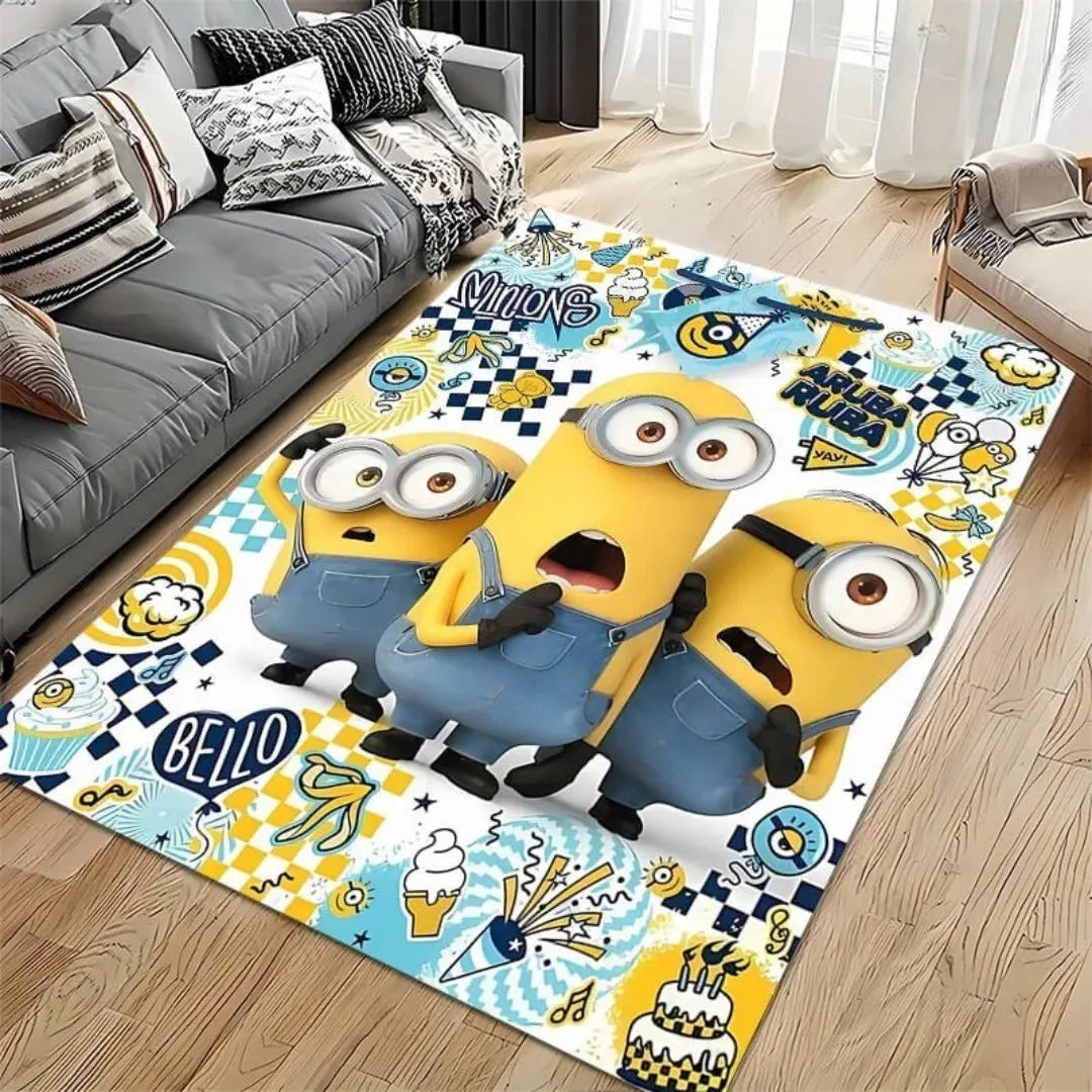 Soft home carpet rug placed in a living room with modern furniture