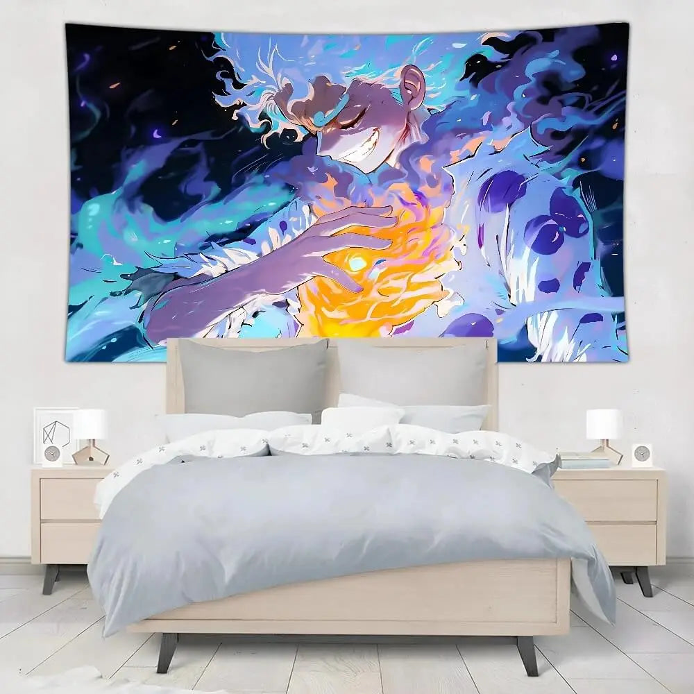 One Piece Luffy Nursery Wall Art – Lightweight Polyester