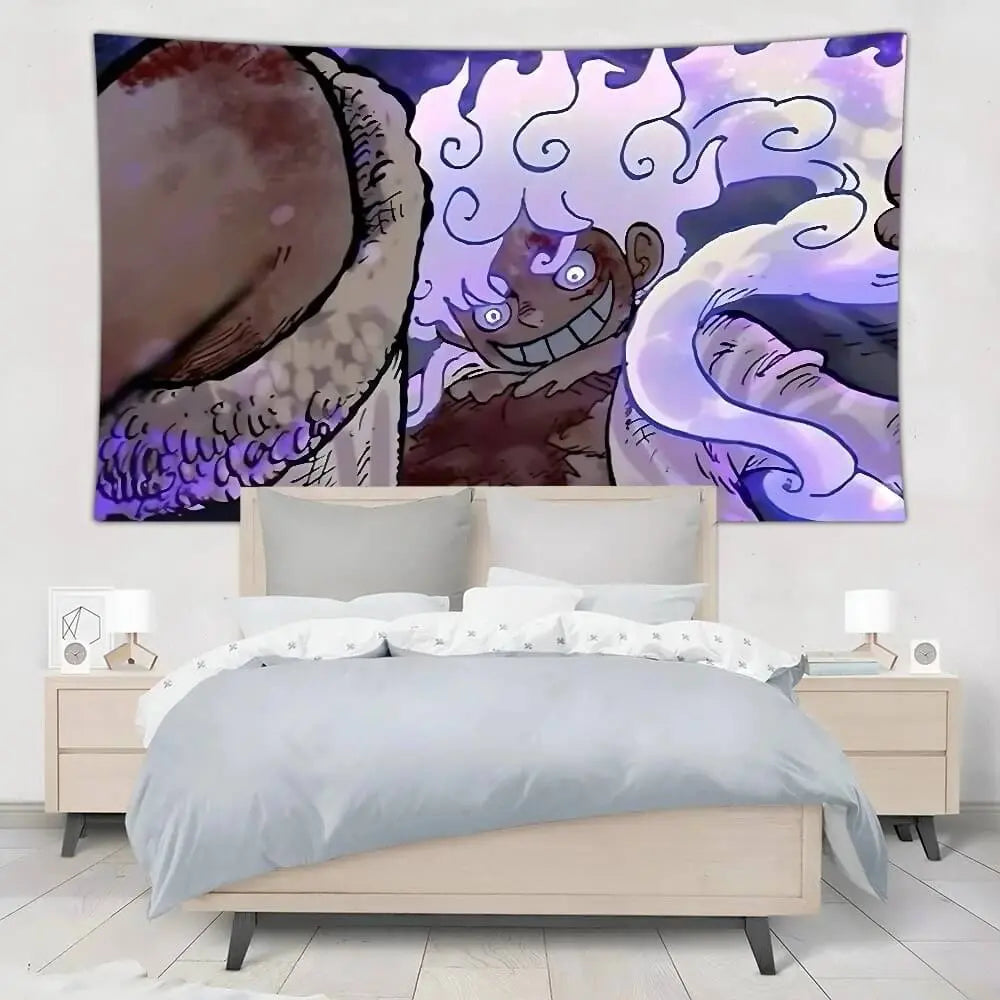 Luffy Wall Hanging Cloth – Anime Room Decor