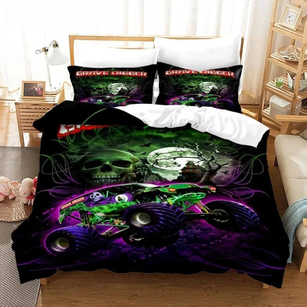 Monster Jam Truck Duvet Cover