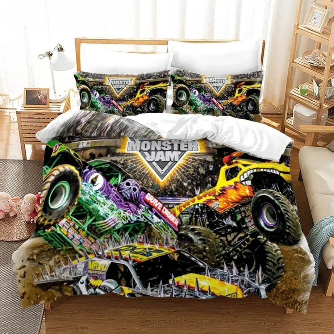 Monster Jam Truck Quilt Cover