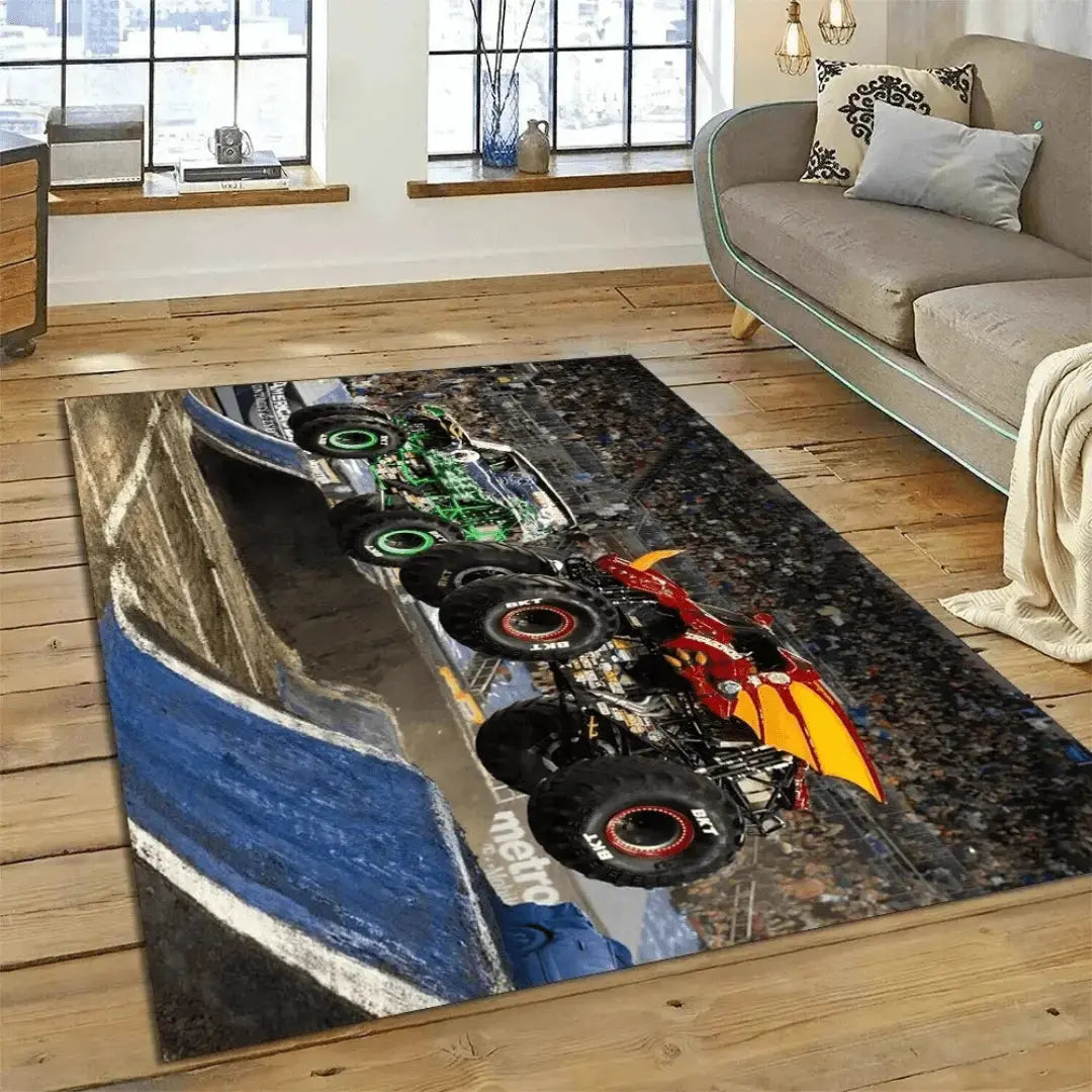 Monster Jam Truck Kids Rug Zirconic