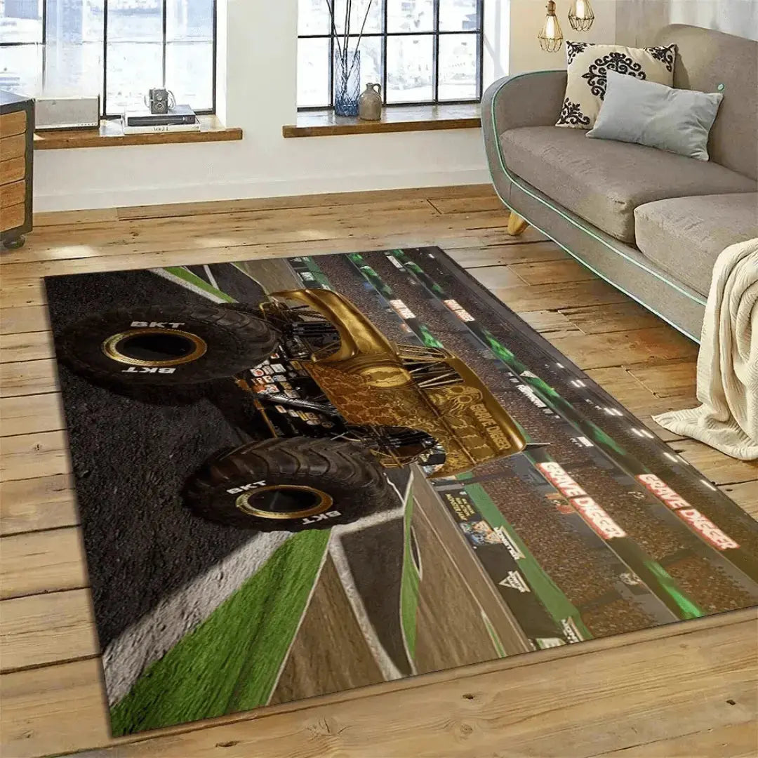 Monster Jam Truck Kids Rug Zirconic