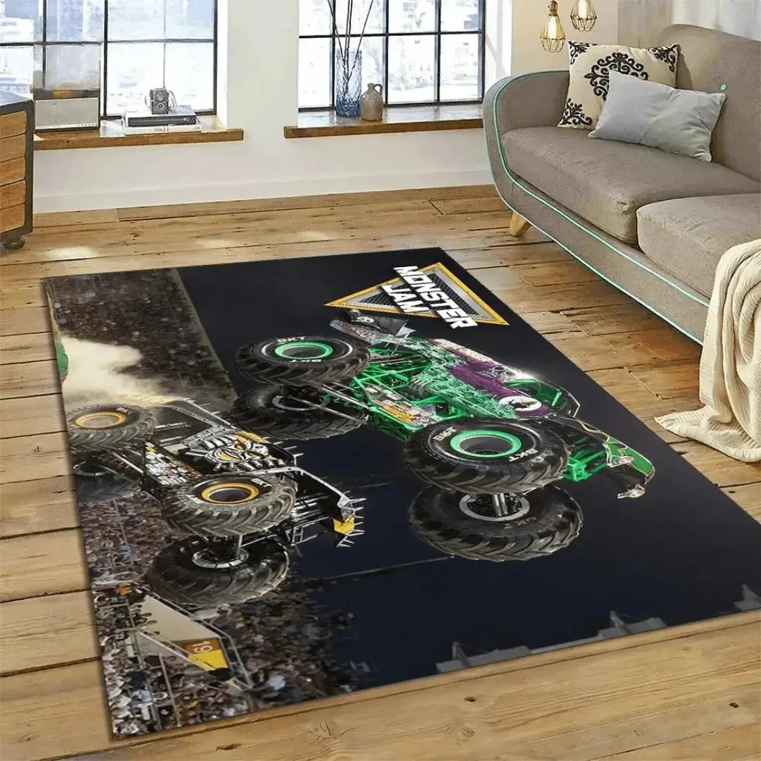 Monster Jam Truck Kids Rug Zirconic
